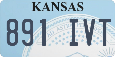 KS license plate 891IVT
