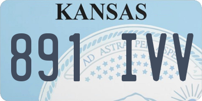 KS license plate 891IVV