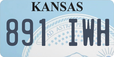 KS license plate 891IWH