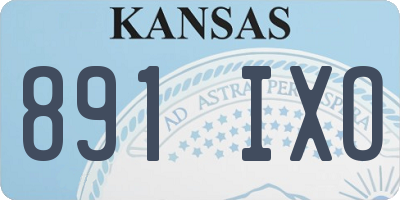 KS license plate 891IXO