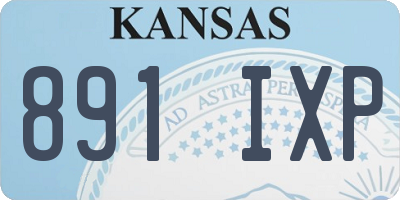 KS license plate 891IXP
