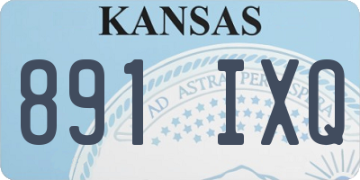 KS license plate 891IXQ