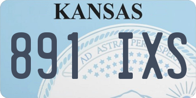 KS license plate 891IXS