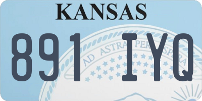 KS license plate 891IYQ