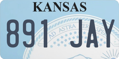 KS license plate 891JAY