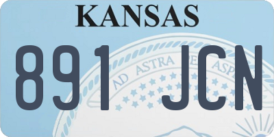 KS license plate 891JCN