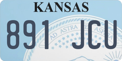 KS license plate 891JCU