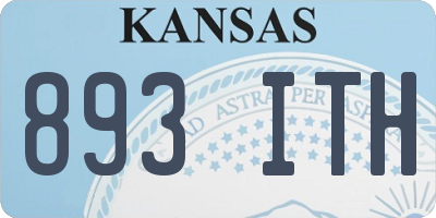 KS license plate 893ITH