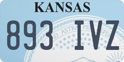 KS license plate 893IVZ