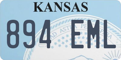 KS license plate 894EML