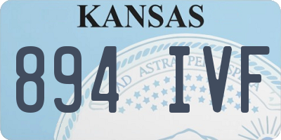 KS license plate 894IVF