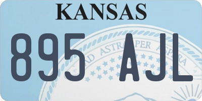 KS license plate 895AJL
