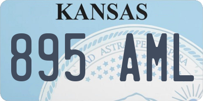 KS license plate 895AML