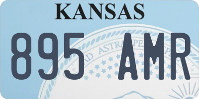 KS license plate 895AMR