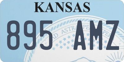KS license plate 895AMZ