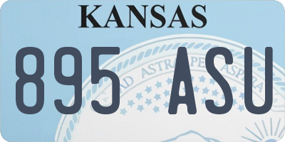 KS license plate 895ASU