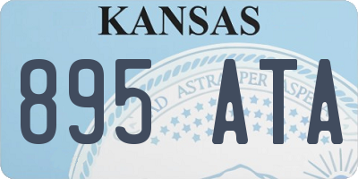 KS license plate 895ATA