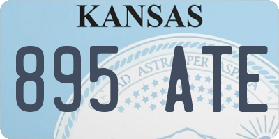 KS license plate 895ATE