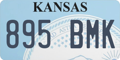 KS license plate 895BMK