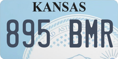 KS license plate 895BMR
