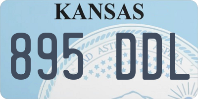 KS license plate 895DDL