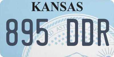 KS license plate 895DDR