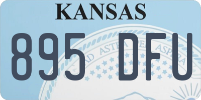 KS license plate 895DFU