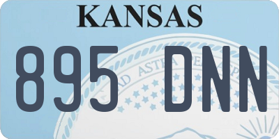 KS license plate 895DNN