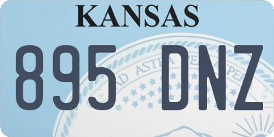 KS license plate 895DNZ