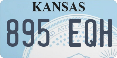 KS license plate 895EQH