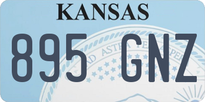 KS license plate 895GNZ