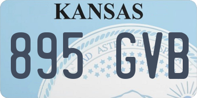 KS license plate 895GVB