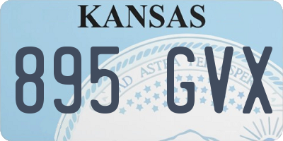 KS license plate 895GVX