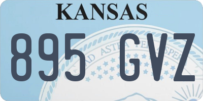 KS license plate 895GVZ