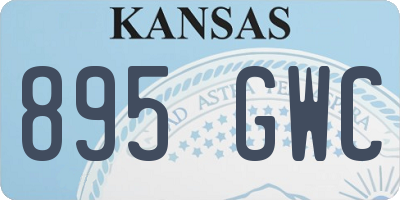 KS license plate 895GWC