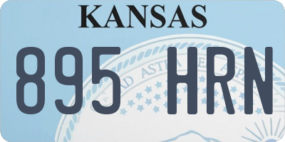 KS license plate 895HRN