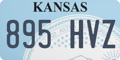 KS license plate 895HVZ