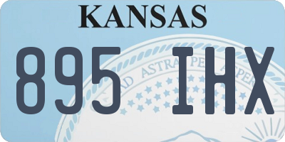 KS license plate 895IHX