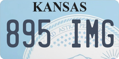 KS license plate 895IMG
