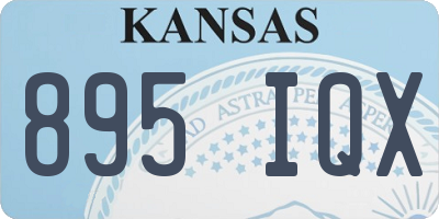 KS license plate 895IQX
