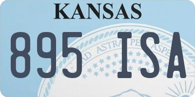 KS license plate 895ISA