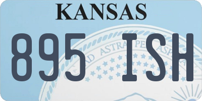 KS license plate 895ISH