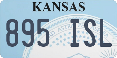 KS license plate 895ISL