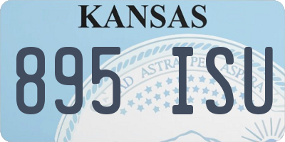 KS license plate 895ISU