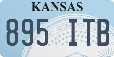 KS license plate 895ITB