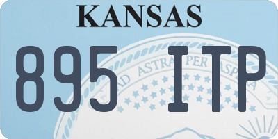 KS license plate 895ITP