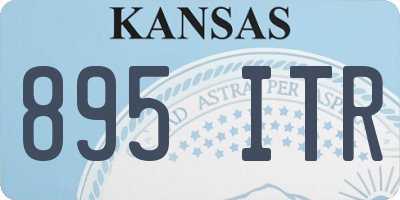 KS license plate 895ITR