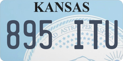 KS license plate 895ITU