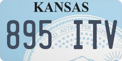 KS license plate 895ITV