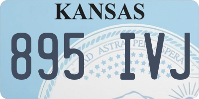 KS license plate 895IVJ